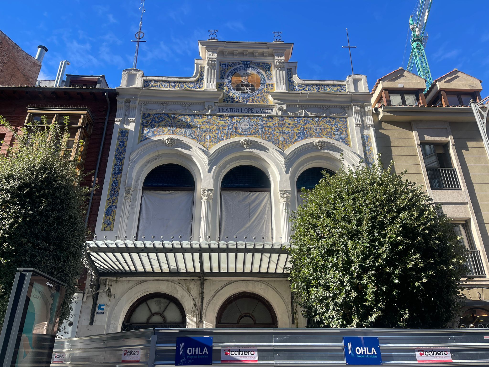 El incendio del Teatro Lope de Vega no modificará los plazos de la rehabilitación El incendio del Teatro Lope de Vega no modificará los plazos de la rehabilitación