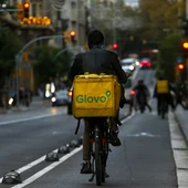 Un repartidor de Glovo Un repartidor de Glovo
