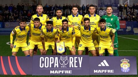 Alineaci&oacute;n de Las Palmas contra el Europa