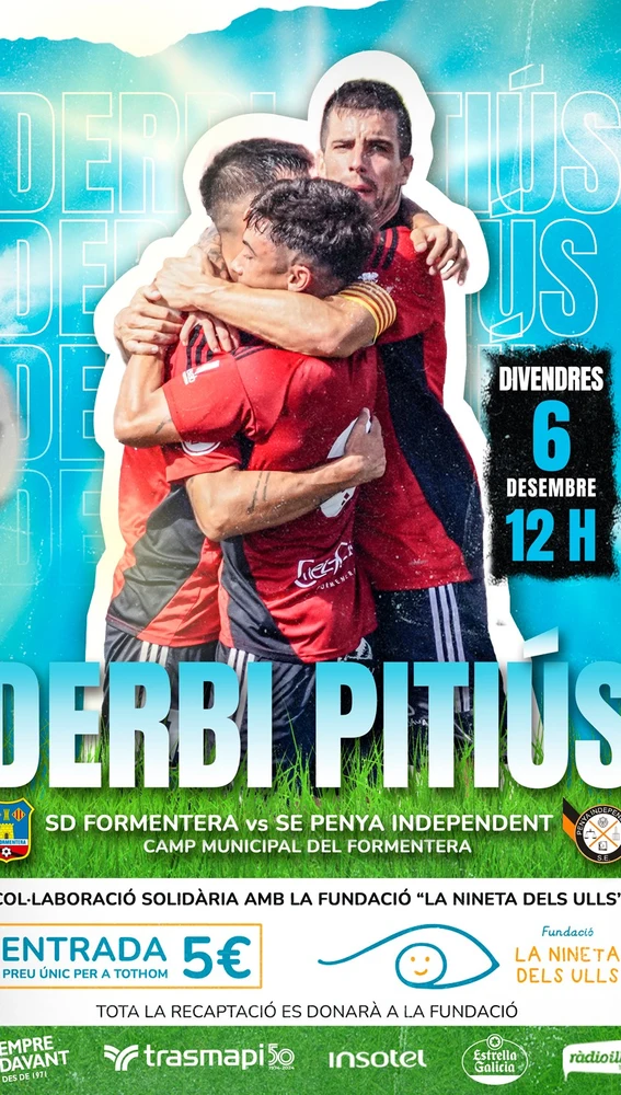 La SD Formentera impulsará una acción solidaria este viernes frente a la Penya Independent La SD Formentera impulsará una acción solidaria este viernes frente a la Penya Independent