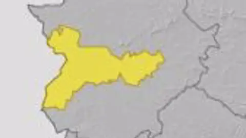 Las Vegas del Guadiana continuarán este viernes en alerta amarilla por densa niebla Las Vegas del Guadiana continuarán este viernes en alerta amarilla por densa niebla