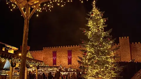 El emblemático parque temático de Toledo se prepara para celebrar la Navidad. El emblemático parque temático de Toledo se prepara para celebrar la Navidad.