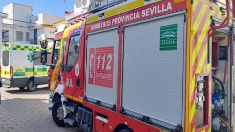 Cami&oacute;n de bomberos de la provincia de Sevilla