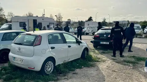 Imagen de la operación antidroga. Imagen de la operación antidroga.