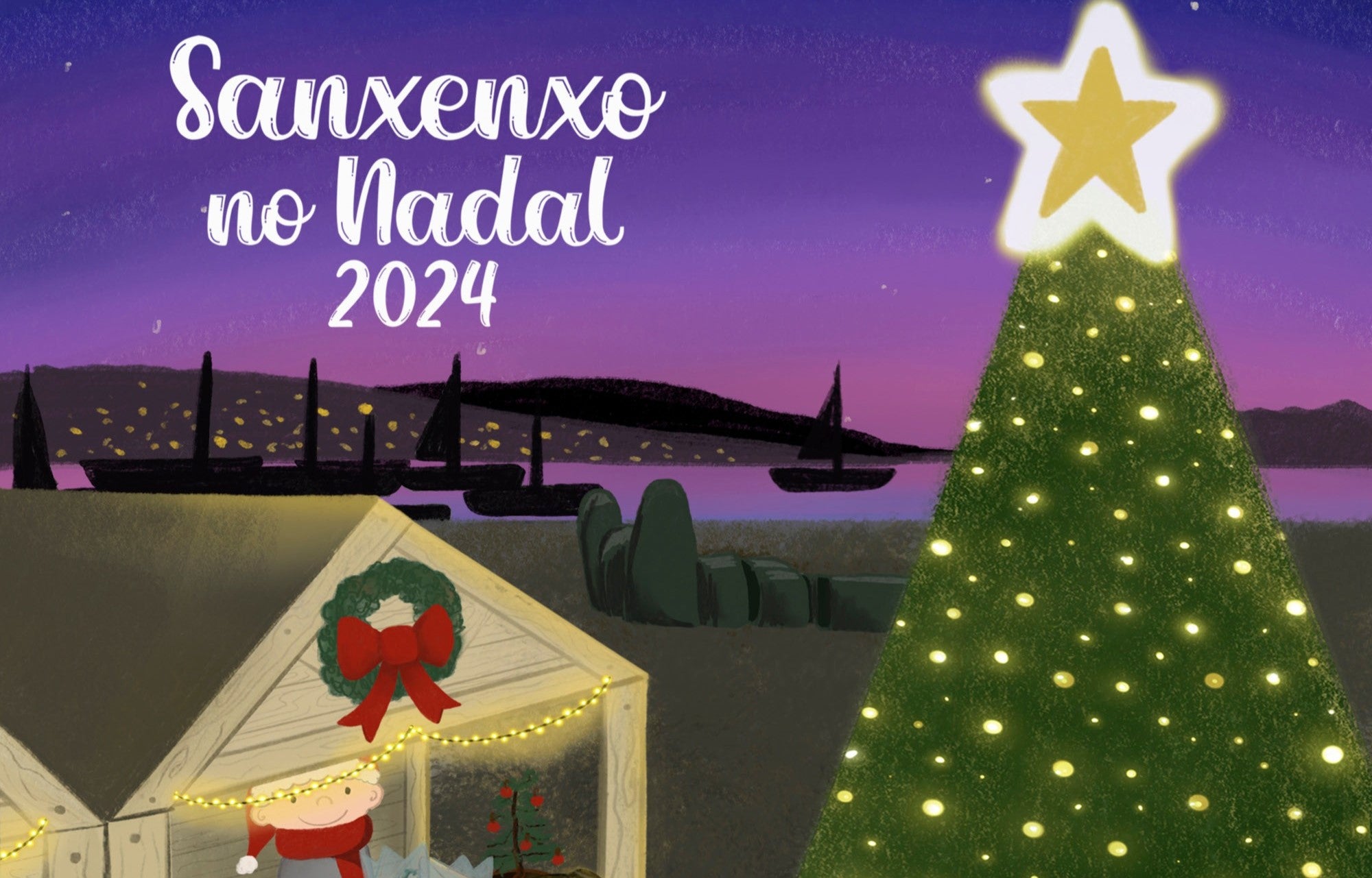 Sanxenxo inaugura un Nadal 2024 moi participativo e estendido por todo o Concello Sanxenxo inaugura un Nadal 2024 moi participativo e estendido por todo o Concello