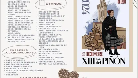 Calera de León celebra su Feria del Piñón del 6 al 8 de diciembre Calera de León celebra su Feria del Piñón del 6 al 8 de diciembre