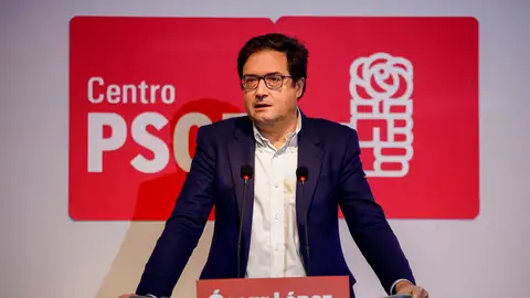 Óscar López durante el anuncio de su candidatura El ministro para la Transformación Digital y de la Función Pública, Óscar López/ EFE/ Daniel Gonzalez