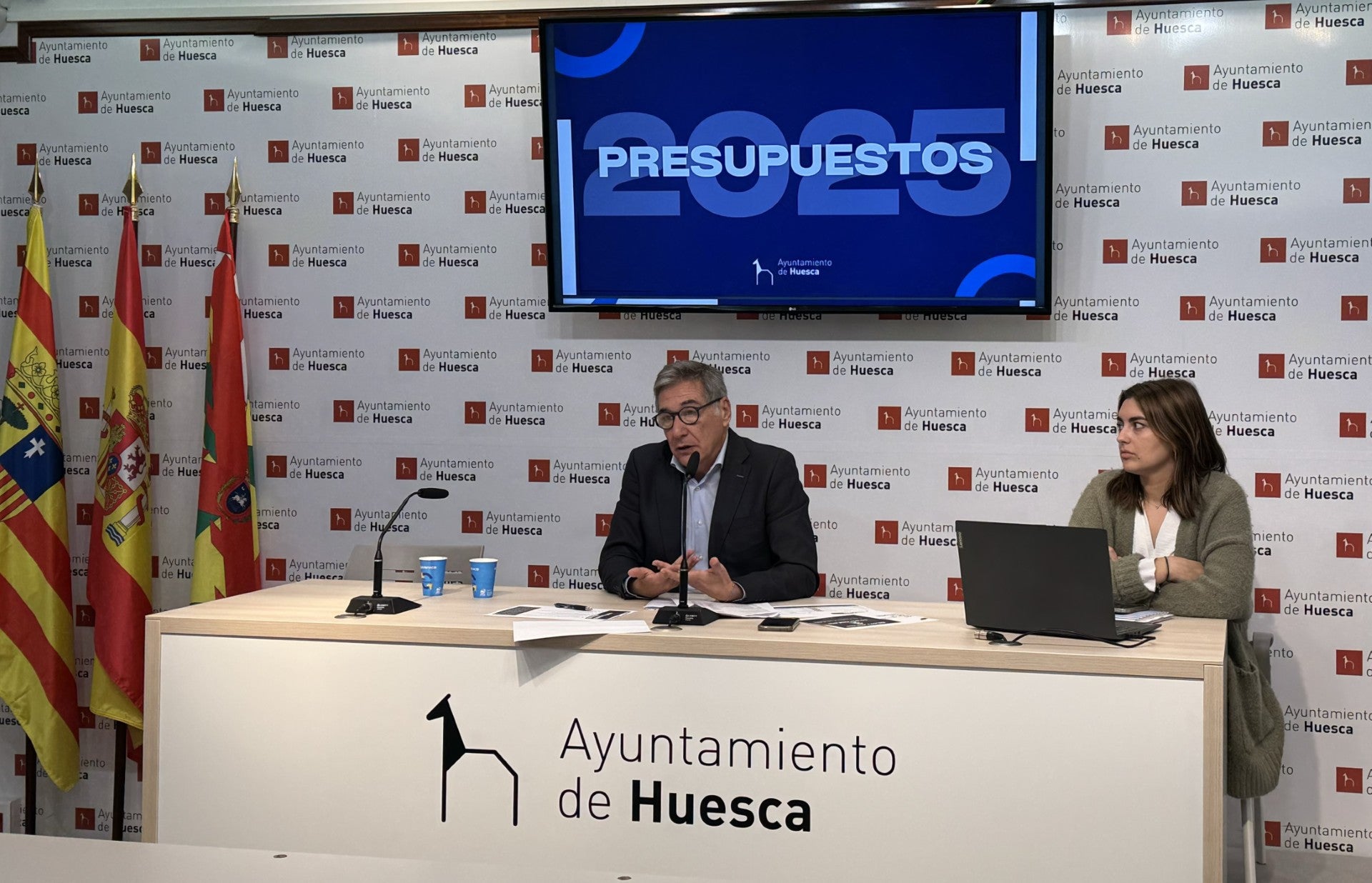 El equipo de gobierno propone para 2025 un presupuesto de 68 millones para Huesca El equipo de gobierno propone para 2025 un presupuesto de 68 millones para Huesca