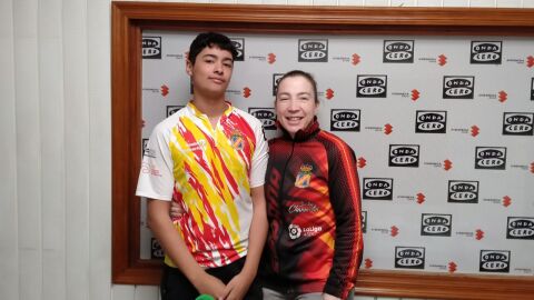 Jensen Bourricaudy y Carolina Mu&ntilde;oz