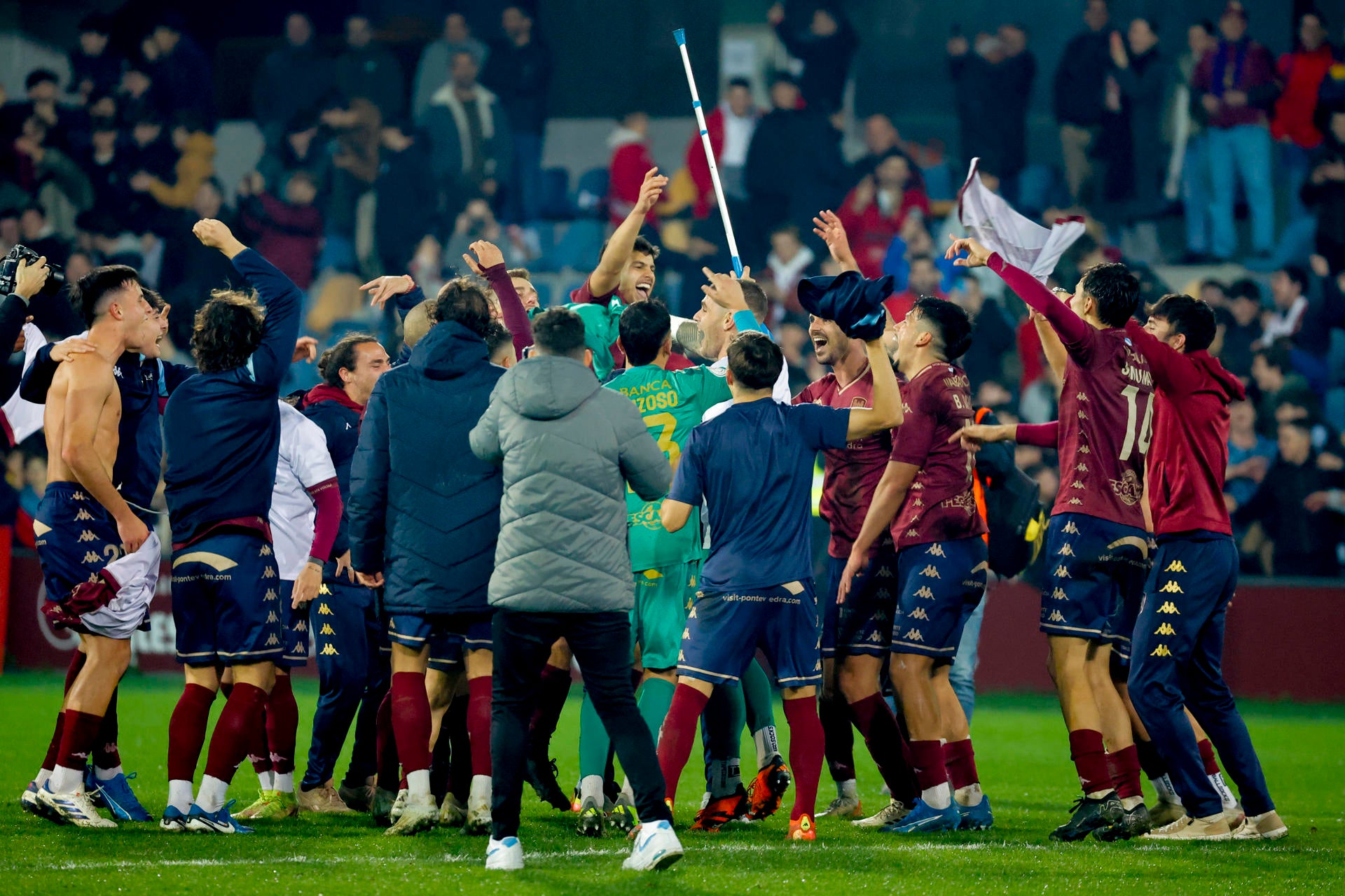 Yago Iglesias, entrenador del Pontevedra: "Es una noche para recordar" Yago Iglesias, entrenador del Pontevedra: "Es una noche para recordar"