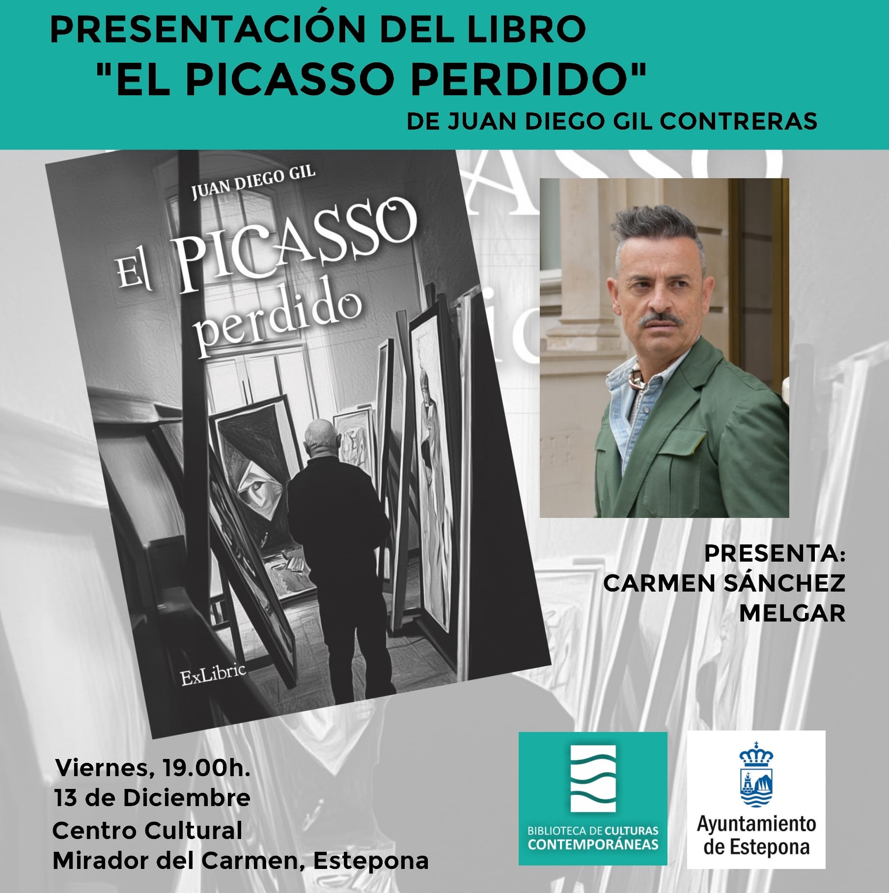 El escritor Juan Diego Gil presenta en Estepona el libro ‘El Picasso perdido’ El escritor Juan Diego Gil presenta en Estepona el libro ‘El Picasso perdido’