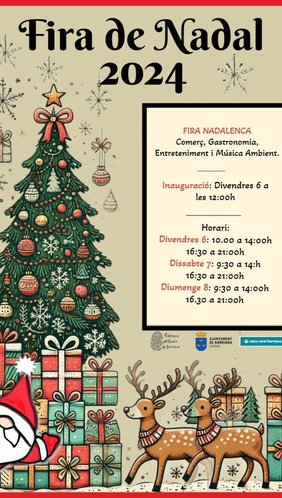 La Fira de Nadal en Burriana.