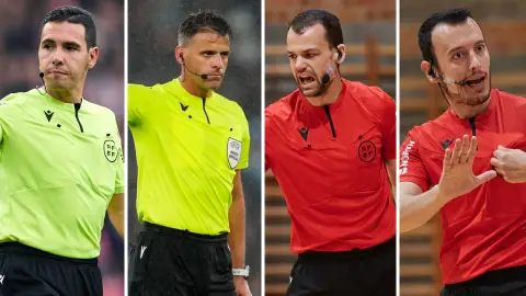 Los árbitros extremeños de 1ª División compartirán experiencias con los más jóvenes Los árbitros extremeños de 1ª División compartirán experiencias con los más jóvenes