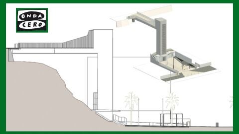 Villajoyosa espera poner en funcionamiento el futuro ascensor que unir&aacute; el centro con la playa Centro el pr&oacute;ximo verano