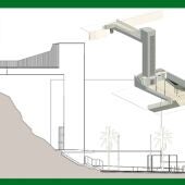 Villajoyosa espera poner en funcionamiento el futuro ascensor que unirá el centro con la playa Centro el próximo verano