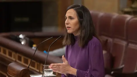 Ione Belarra durante una intervención en el Congreso de los Diputados Ione Belarra durante una intervención en el Congreso de los Diputados