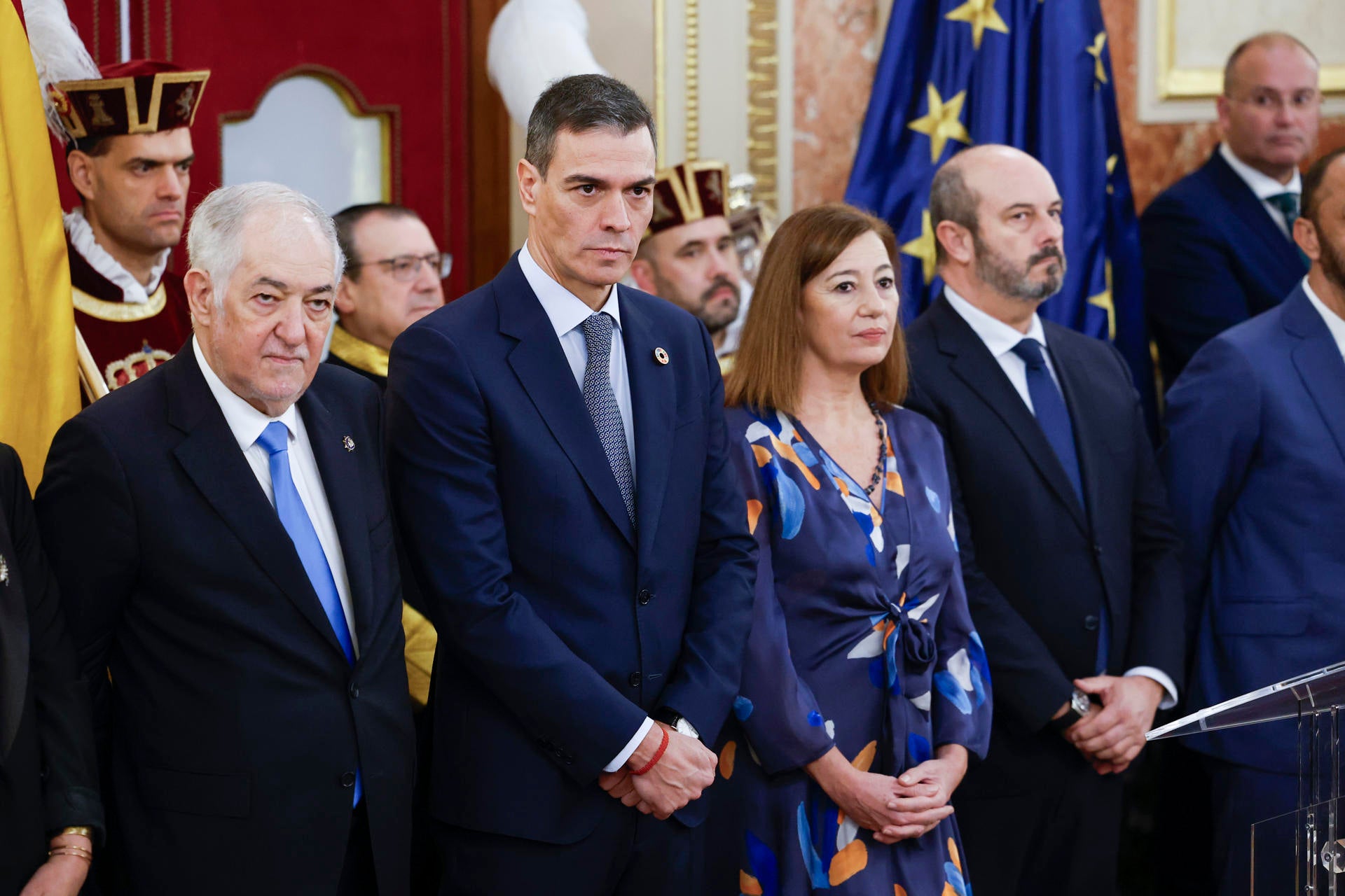 Conde-Pumpido, Pedro Sánchez, Francina Armengol y Pedro Rollán en el aniversario de la Constitución Conde-Pumpido, Pedro Sánchez, Francina Armengol y Pedro Rollán en el aniversario de la Constitución