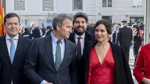 Alberto Núñez Feijóo e Isabel Díaz Ayuso en la celebración del Día de la Constitución Alberto Núñez Feijóo e Isabel Díaz Ayuso en la celebración del Día de la Constitución