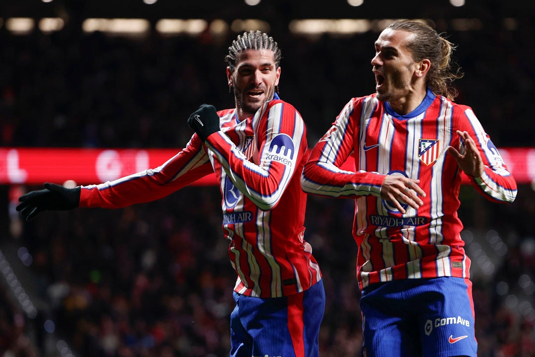 Griezmann da el triunfo al Atlético en un partido frenético Griezmann da el triunfo al Atlético en un partido frenético