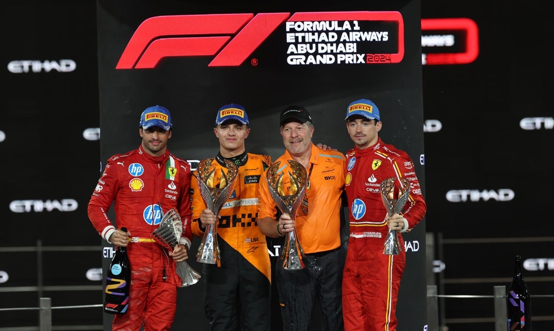 Norris gana en Abu Dhabi por delante de Sainz Norris gana en Abu Dhabi por delante de Sainz
