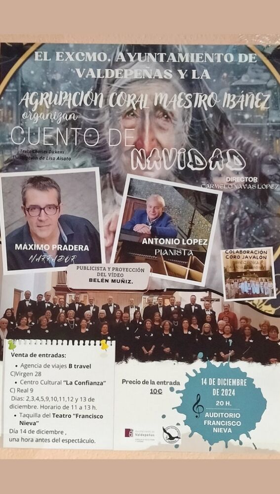 Cartel de "Cuento de Navidad" que representará la A.C.M.I.