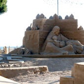 El pessebre de sorra de la Pineda 