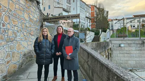 Rolda de prensa do grupo Municipal do Psoe a carón das Burgas Rolda de prensa do grupo Municipal do Psoe a carón das Burgas