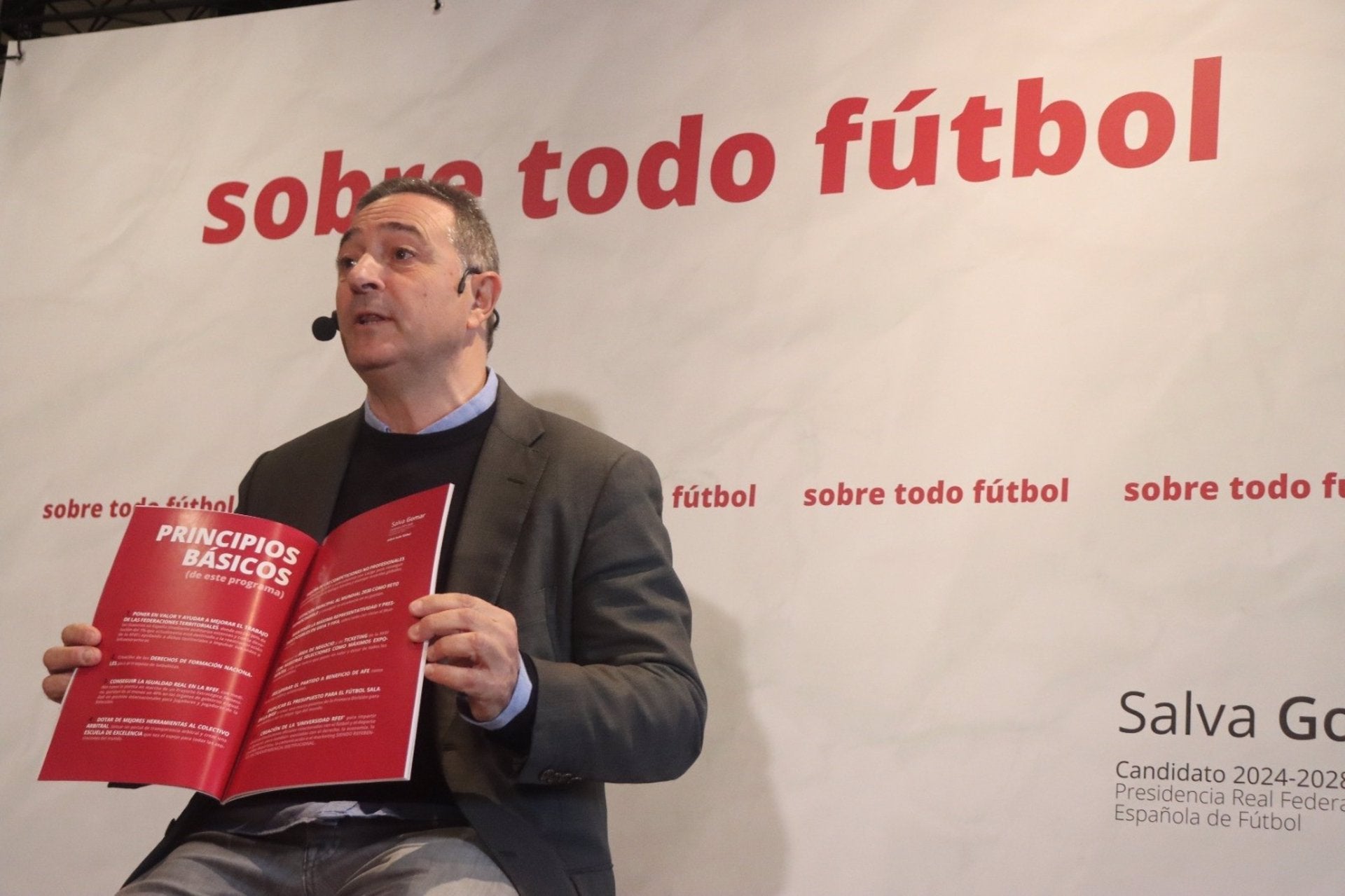 Salvador Gomar presenta su programa con "sentido común y estabilidad" para presidir la RFEF Salvador Gomar presenta su programa con "sentido común y estabilidad" para presidir la RFEF