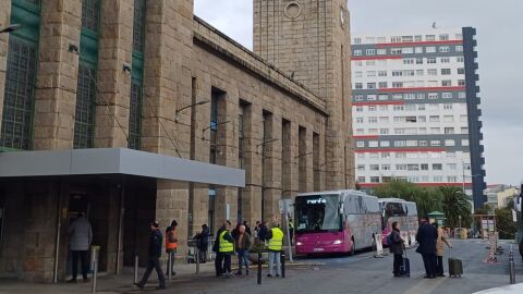 Estación de tren de San Cristóbal, en A Coruña