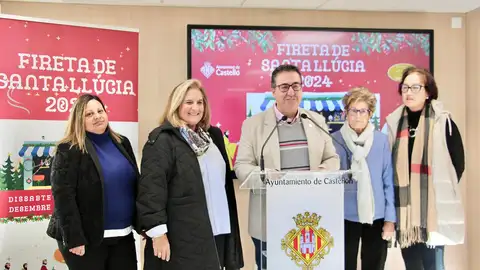 Castellón presenta la vigésima edición de la Fireta de Santa Llúcia que se celebrará este sábado 14 de diciembre Castellón presenta la vigésima edición de la Fireta de Santa Llúcia que se celebrará este sábado 14 de diciembre