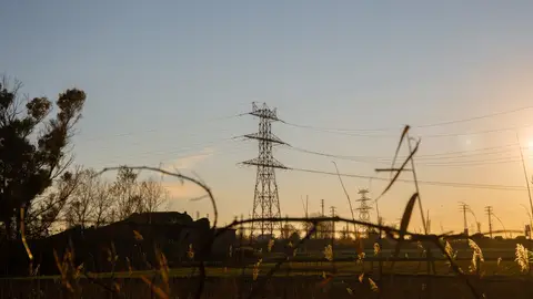 Imagen de archivo de un poste eléctrico en Barcelona. Imagen de archivo de un poste eléctrico en Barcelona.