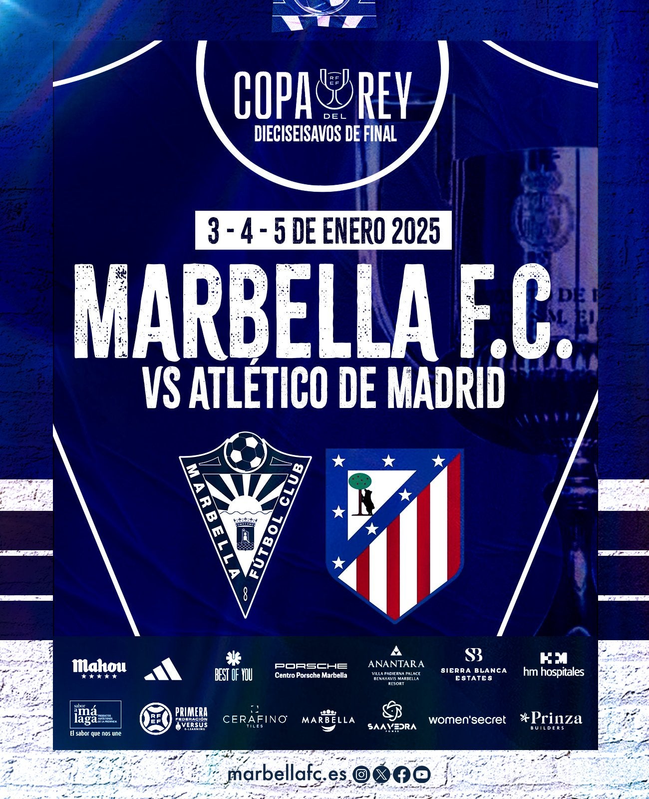 El Marbella no jugará la Copa del Rey en la Dama de Noche El Marbella no jugará la Copa del Rey en la Dama de Noche