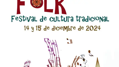 El Festival de Cultura Tradicional "Santa Lucía Folk" llega este fin de semana a Alcalá de Henares Cartel del Festival de Cultura Tradicional "Santa Lucía Folk"