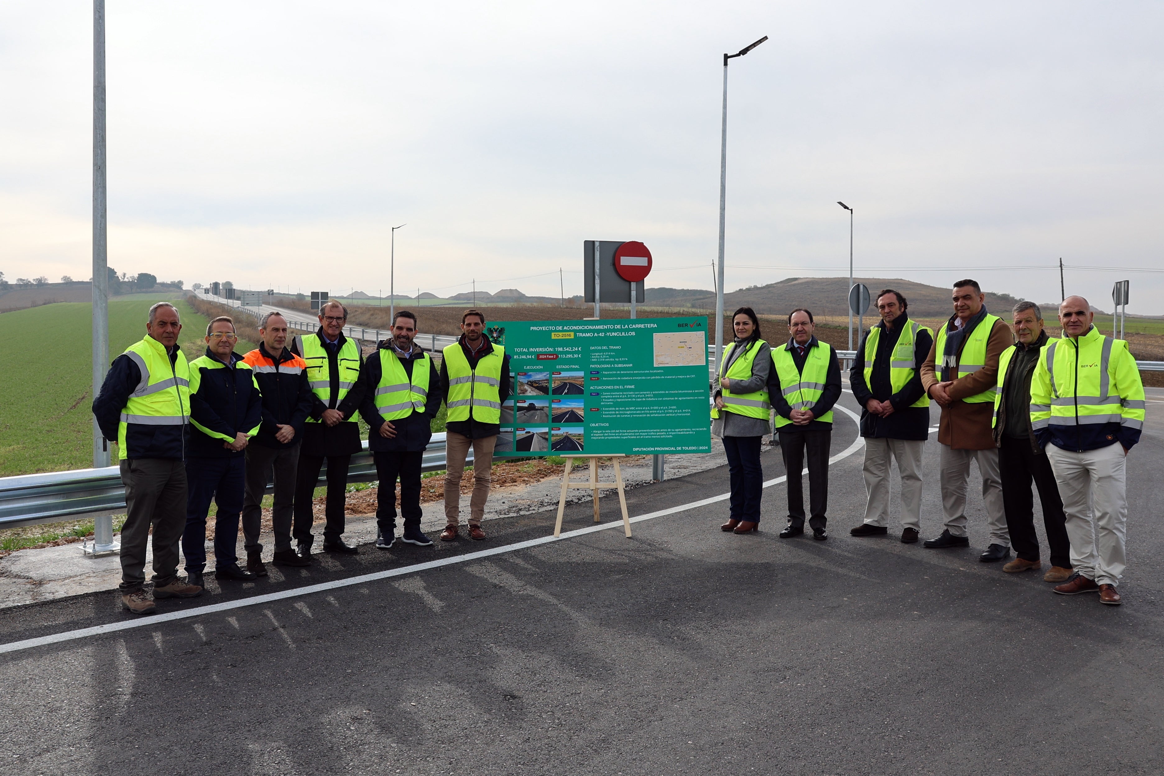 Diputación invierte cerca de 200.000 euros en la TO-2516 Diputación invierte cerca de 200.000 euros en la TO-2516