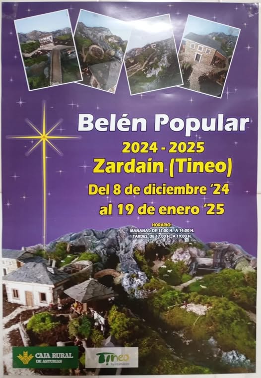 El Belén de Zardaín muestra el bateo del oro y el juego del Bolo de Tineo El Belén de Zardaín muestra el bateo del oro y el juego del Bolo de Tineo