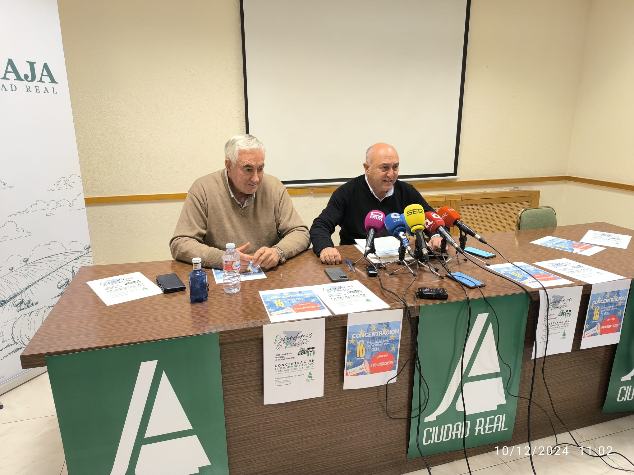 ASAJA y COAG convocan concentraciones en Madrid y Toledo en contra del acuerdo con MERCOSUR ASAJA y COAG convocan concentraciones en Madrid y Toledo en contra del acuerdo con MERCOSUR