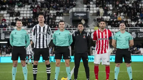 Trío arbitral en Cartagonova Trío arbitral en Cartagonova