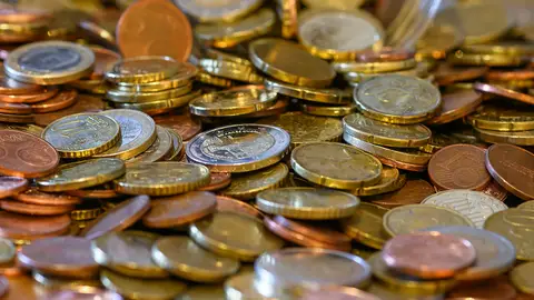 Monedas apiladas Monedas apiladas