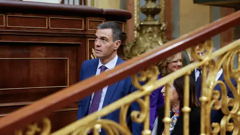 El presidente del Gobierno, Pedro Sánchez, este miércoles en el Congreso que acoge la sesión de control al Ejecutivo El presidente del Gobierno, Pedro Sánchez, este miércoles en el Congreso que acoge la sesión de control al Ejecutivo