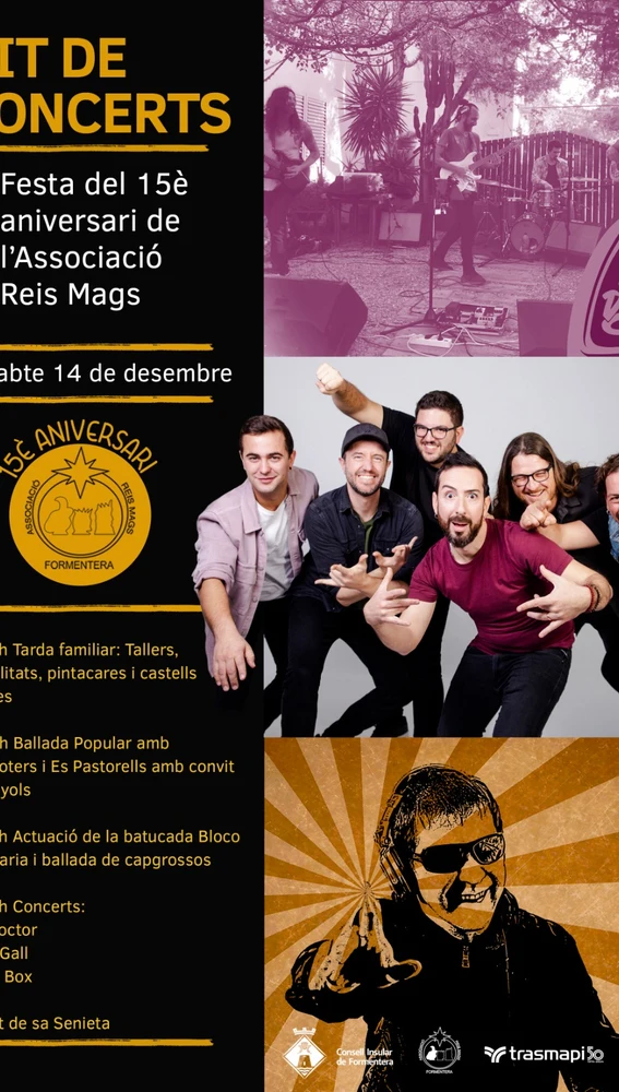 La Associació Reis Mags celebra este sábado su 15 aniversario La Associació Reis Mags celebra este sábado su 15 aniversario