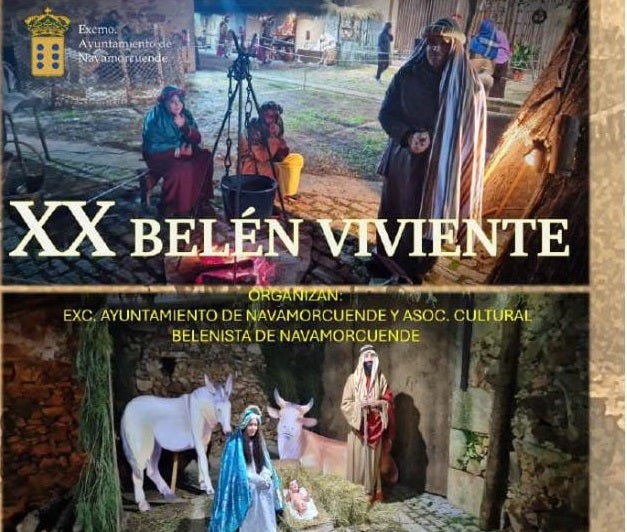 Navamorcuende ilumina la Navidad con su XX Belén Viviente Navamorcuende ilumina la Navidad con su XX Belén Viviente