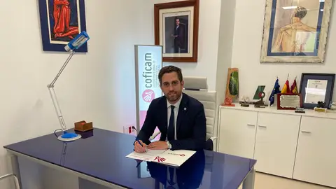 Javier Merino, presidente de COFICAM. Javier Merino, presidente de COFICAM.
