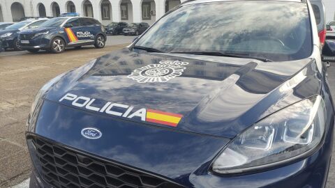 Coche de la Polic&iacute;a Nacional. 