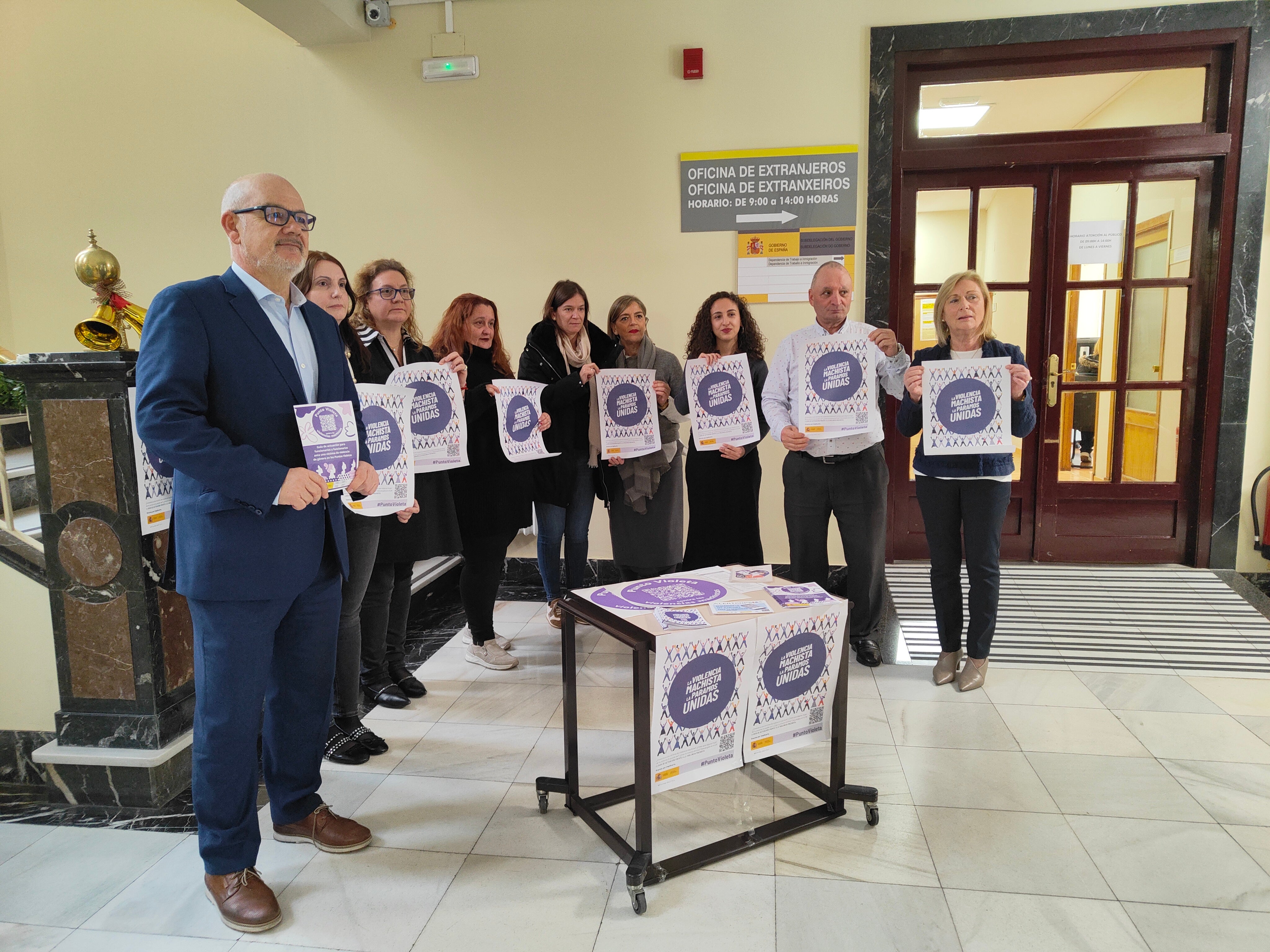 A Subdelegación estrea un "punto violeta" de atención ás vitimas da violencia de xénero A Subdelegación estrea un "punto violeta" de atención ás vitimas da violencia de xénero