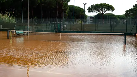 Zona inundada por las lluvias, a 4 de noviembre de 2024, en Castelldefels, Barcelona, Cataluña Zona inundada por las lluvias, a 4 de noviembre de 2024, en Castelldefels, Barcelona, Cataluña