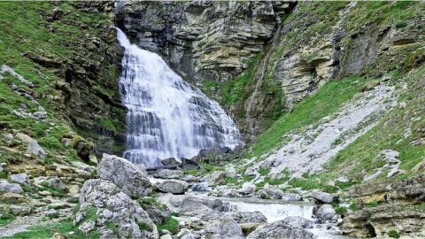 Cola de Caballo en el Parque Nacional de Ordesa y Monte Perdido