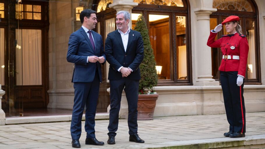 Imanol Pradales, Lehendakari vasco y Fernando Clavijo, Presidente del Gobierno de Canarias