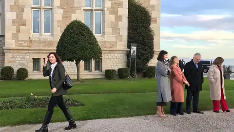 la presidenta de la Comunidad de Madrid llega al palacio de la Magdalena de Santander para la conferencia de presidentes la presidenta de la Comunidad de Madrid llega al palacio de la Magdalena de Santander para la conferencia de presidentes/ Ignacio Jarillo