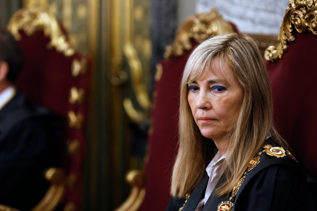La presidenta del CGPJ rechaza que se acuse a los jueces de sesgos políticos tras las palabras de Sánchez La presidenta del CGPJ rechaza que se acuse a los jueces de sesgos políticos tras las palabras de Sánchez