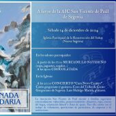 La Asociación San Vicente de Paúl celebra mañana una jornada solidaria en la iglesia de Nueva Segovia